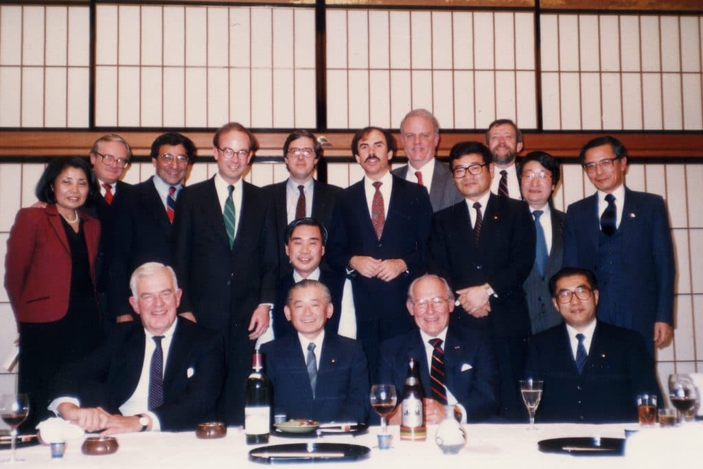 1988 Congressional delegation in Japan, meeting with Japanese Diet members including several future prime ministers