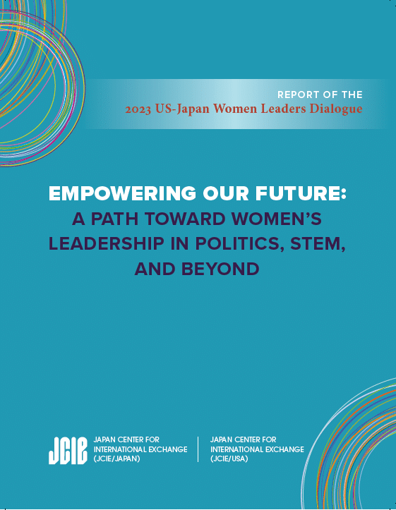 Cover of the 2023 US-Japan Women Leaders Dialogue Report