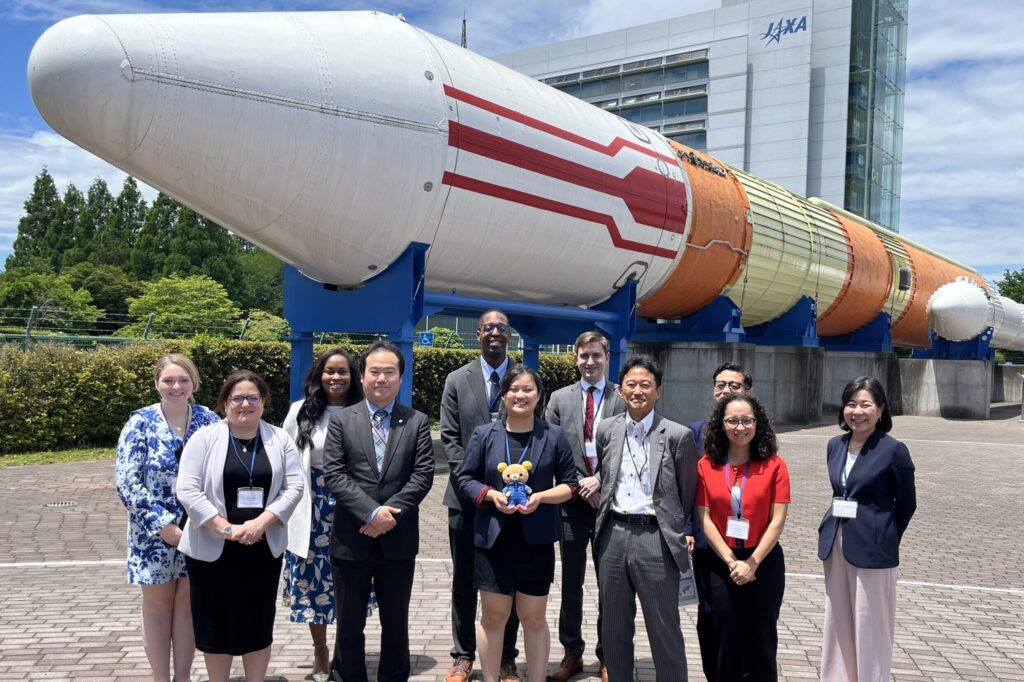 The delegation visits the headquarters of the Japan Aerospace Exploration Agency (JAXA)