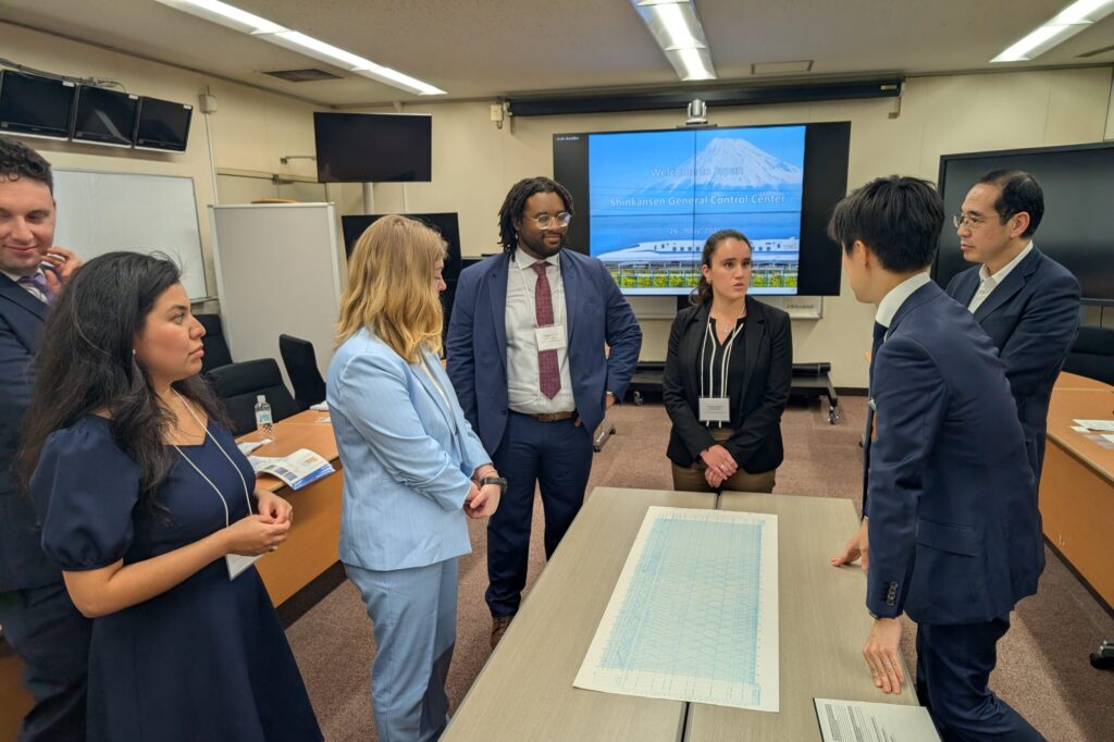 Learning about the Shinkansen (bullet train) at JR-Central’s General Control Center