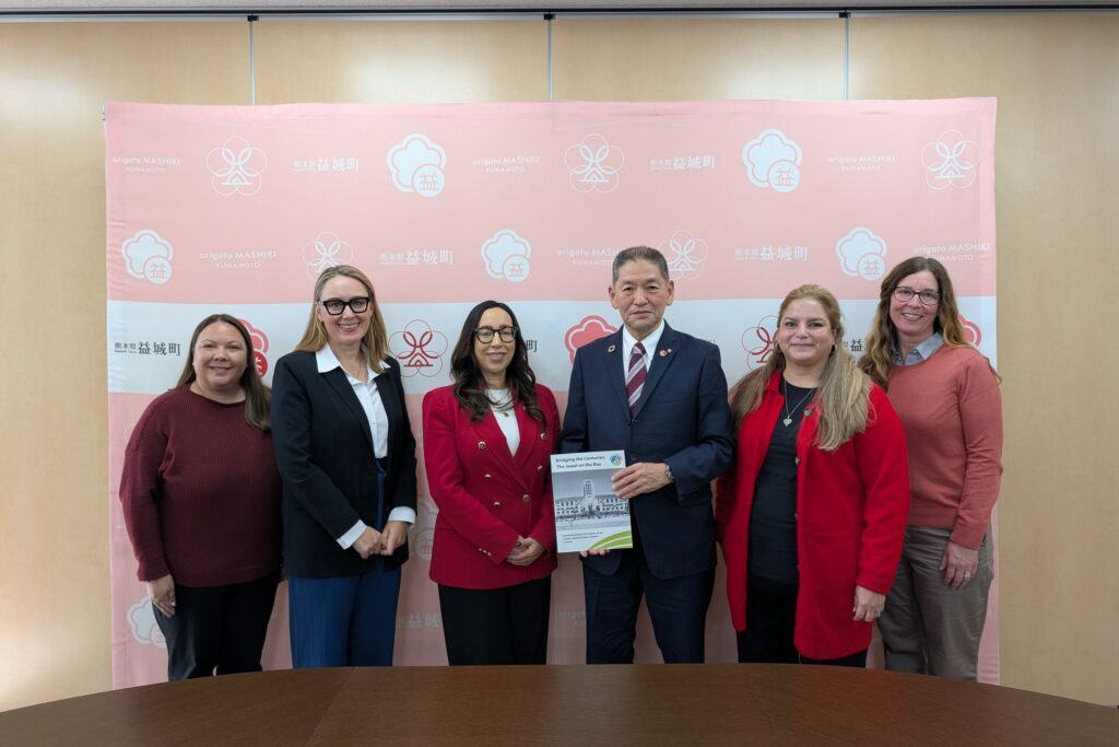 Meeting with Mr. Hironori Nishimura, Mayor of Mashiki