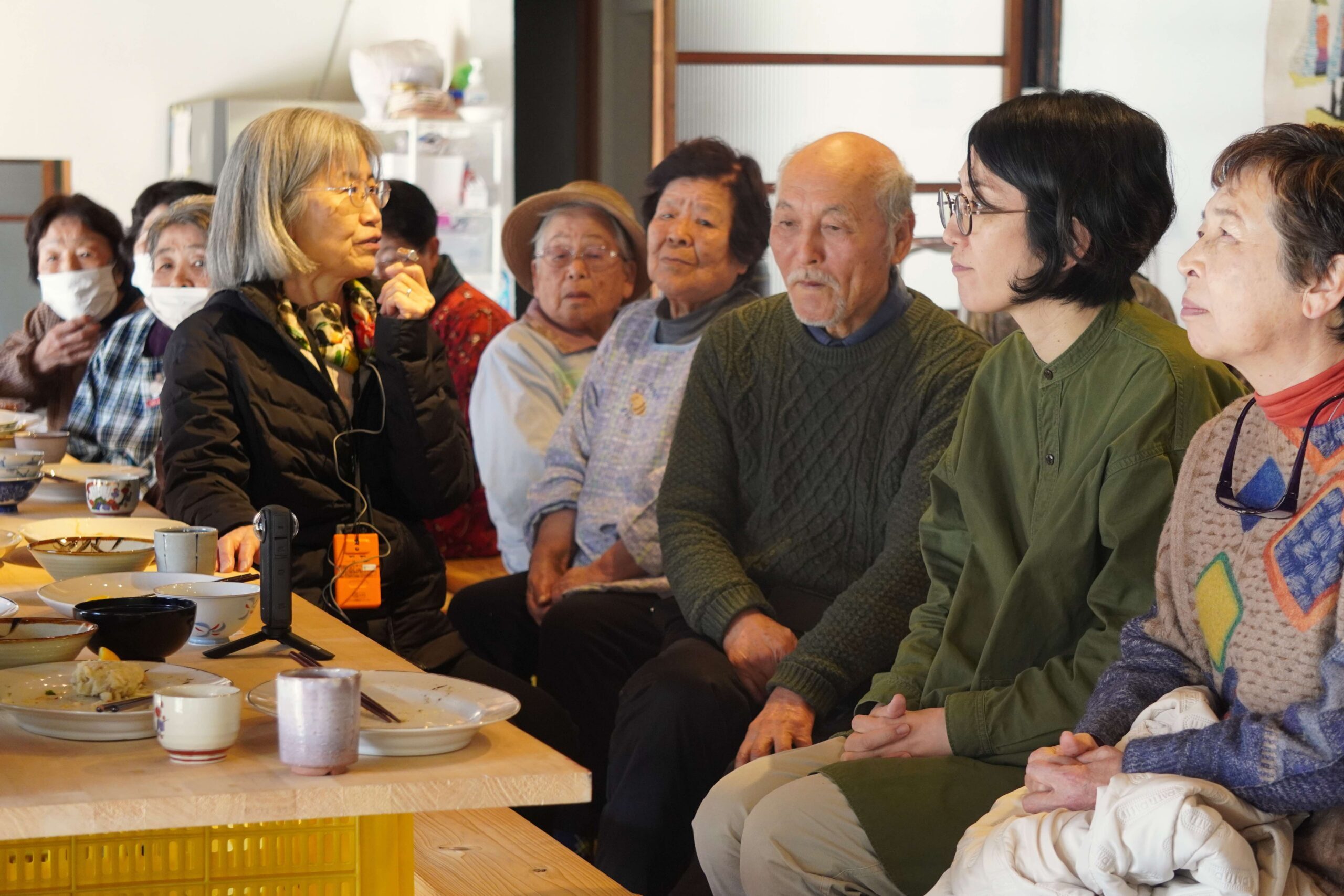 Community lunch with older residents on Osaki Shimojjima
