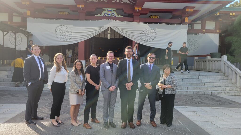 A brief stop at Hie Shrine, located near the Japanese Diet