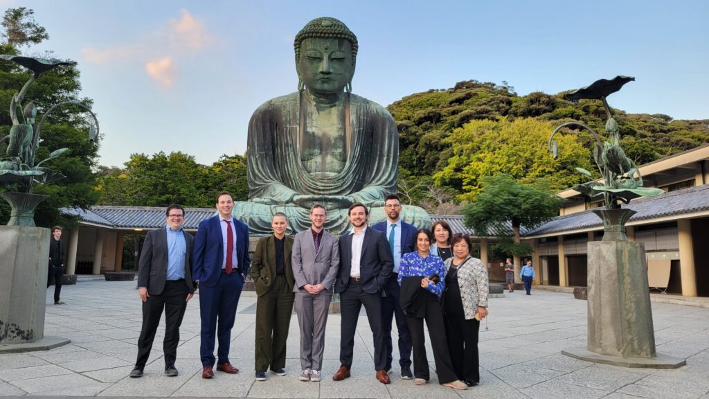 A stop at the Great Budha or "Daibutsu" in Kamakura after visiting Yokosuka naval base