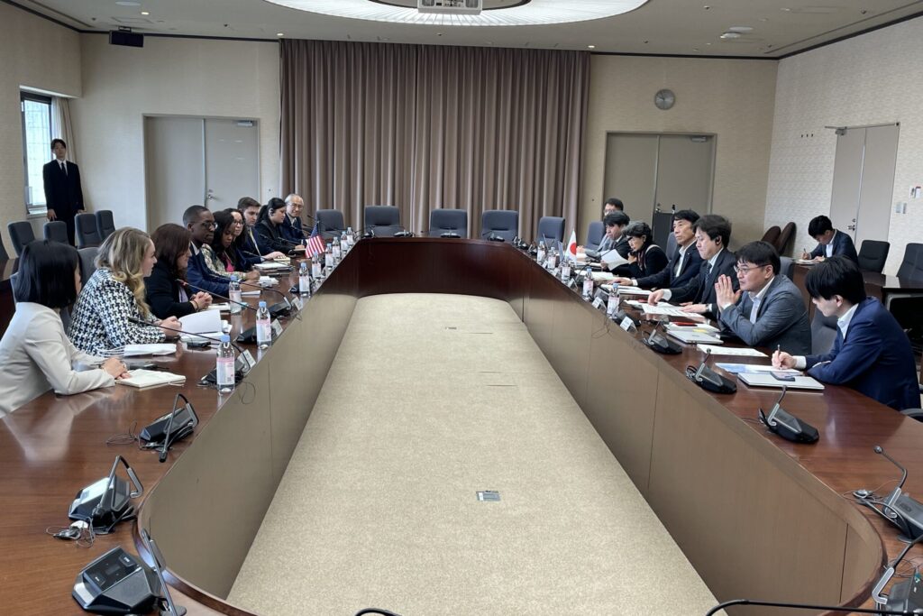 A discussion with Minister of Economy, Trade and Industry, Ken Saito