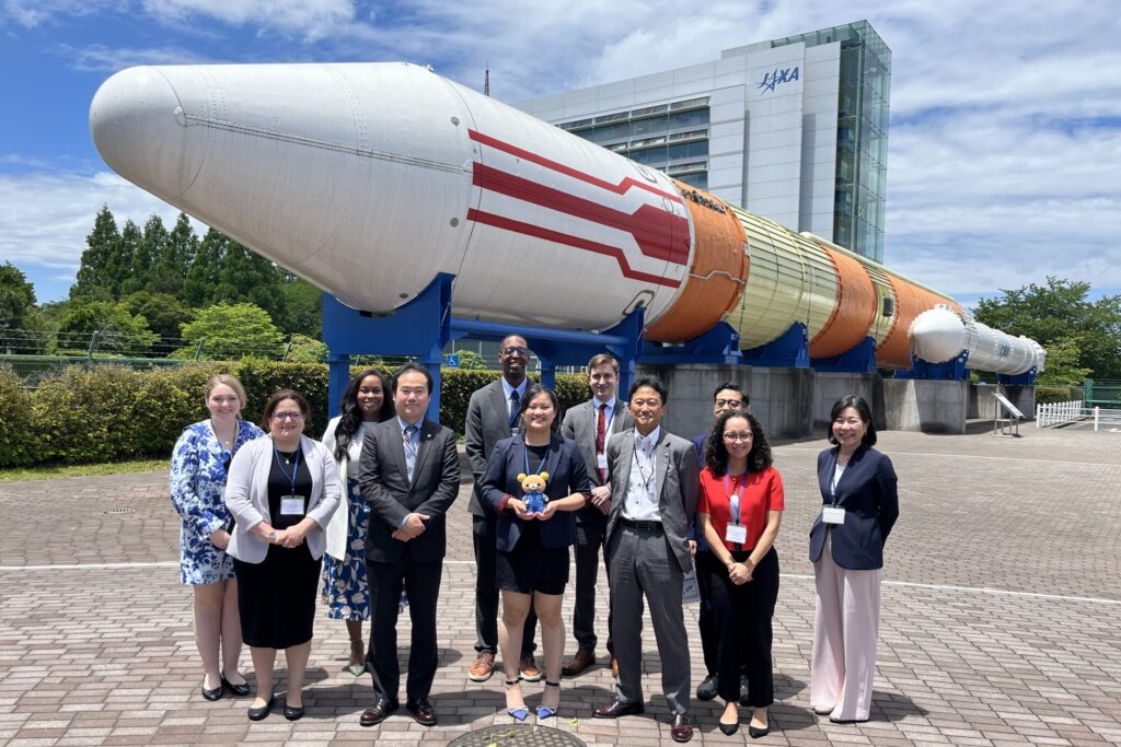 Visiting the headquarters of the Japan Aerospace Exploration Agency (JAXA)