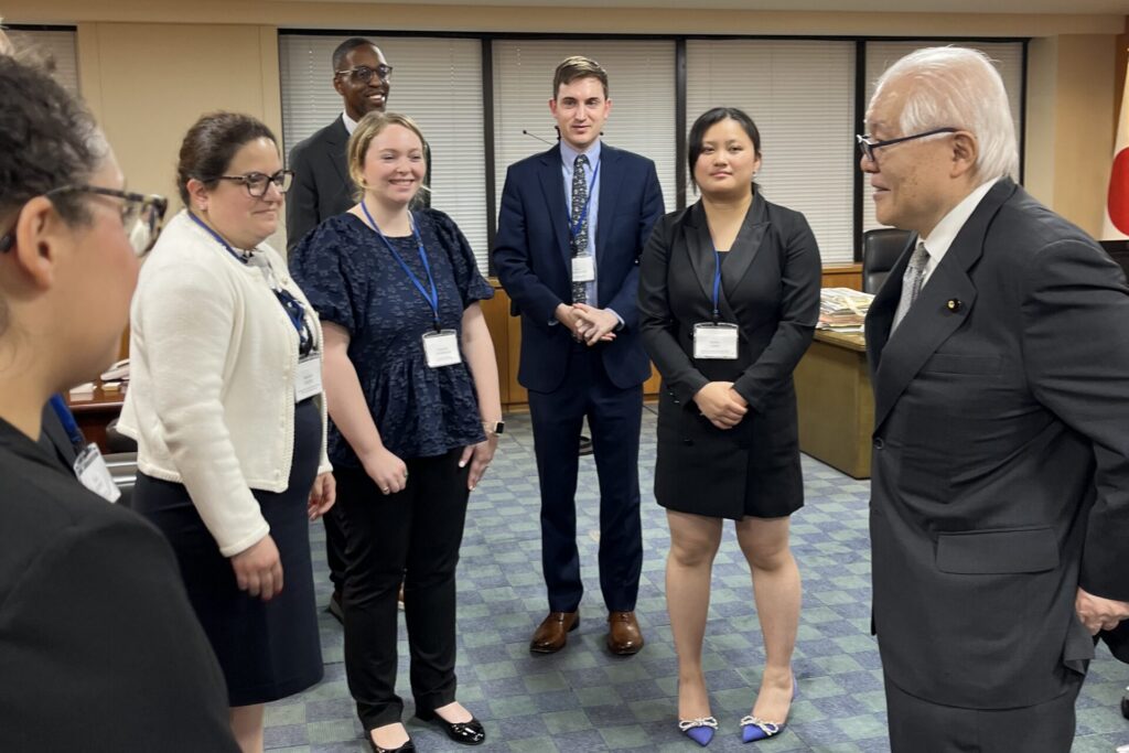 Meeting with Minister of Health, Labour and Welfare, Keizo Takemi