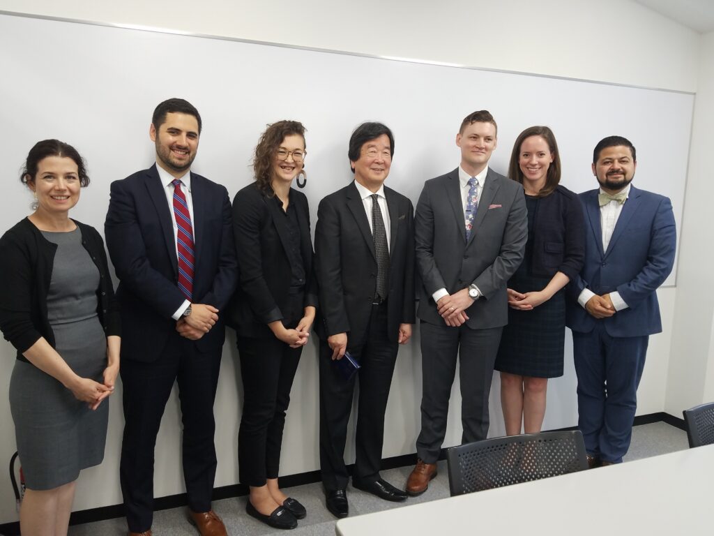 Meeting with Hitoshi Tanaka, former Deputy Minister for Foreign Affairs