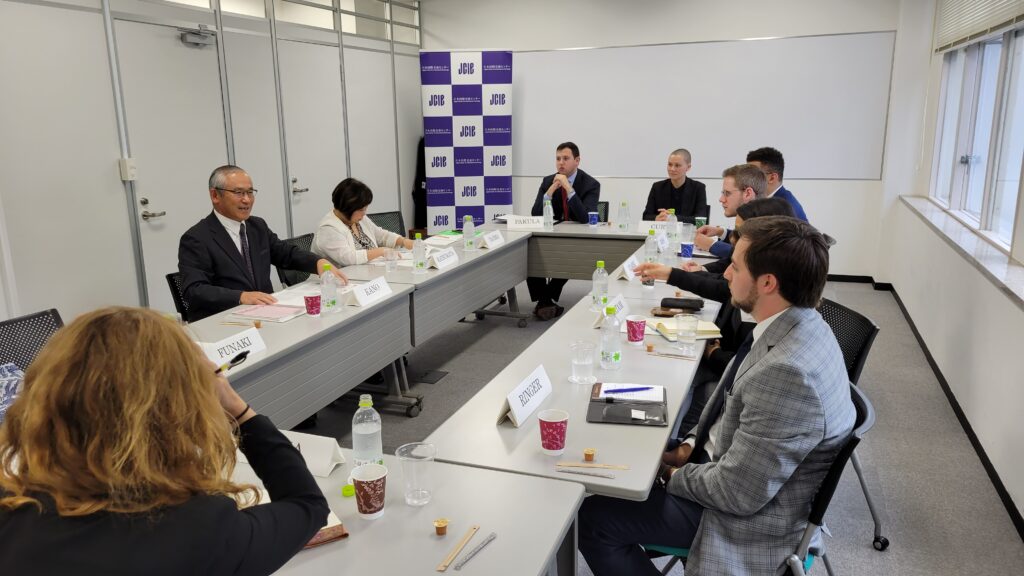 Briefing at JCIE's office on the state of the US-Japan relationship