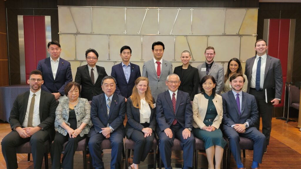 Meeting with Japanese Diet members to discuss Japan's political and economic landscape