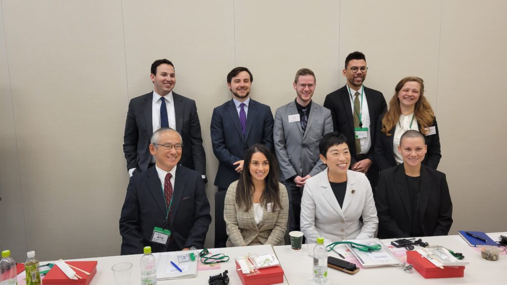 Meeting with Kiyomi Tsujimoto (CDP) at the Japanese Diet